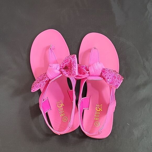 BRAND NEW ROUGE HELUIM BOWKNOT DESIGN ANKLE STRAP OPEN TOE WOMEN"S SANDAL - Picture 6 of 15